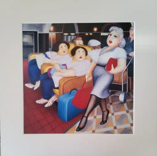 Twins Mounted Print
