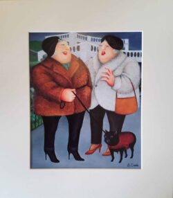 Walkies Mounted Print