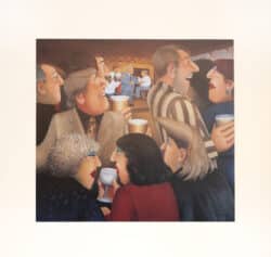 Jazz Pub Mounted Print