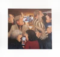 Jazz Pub Mounted Print