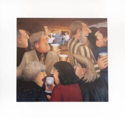 Jazz Pub Mounted Print