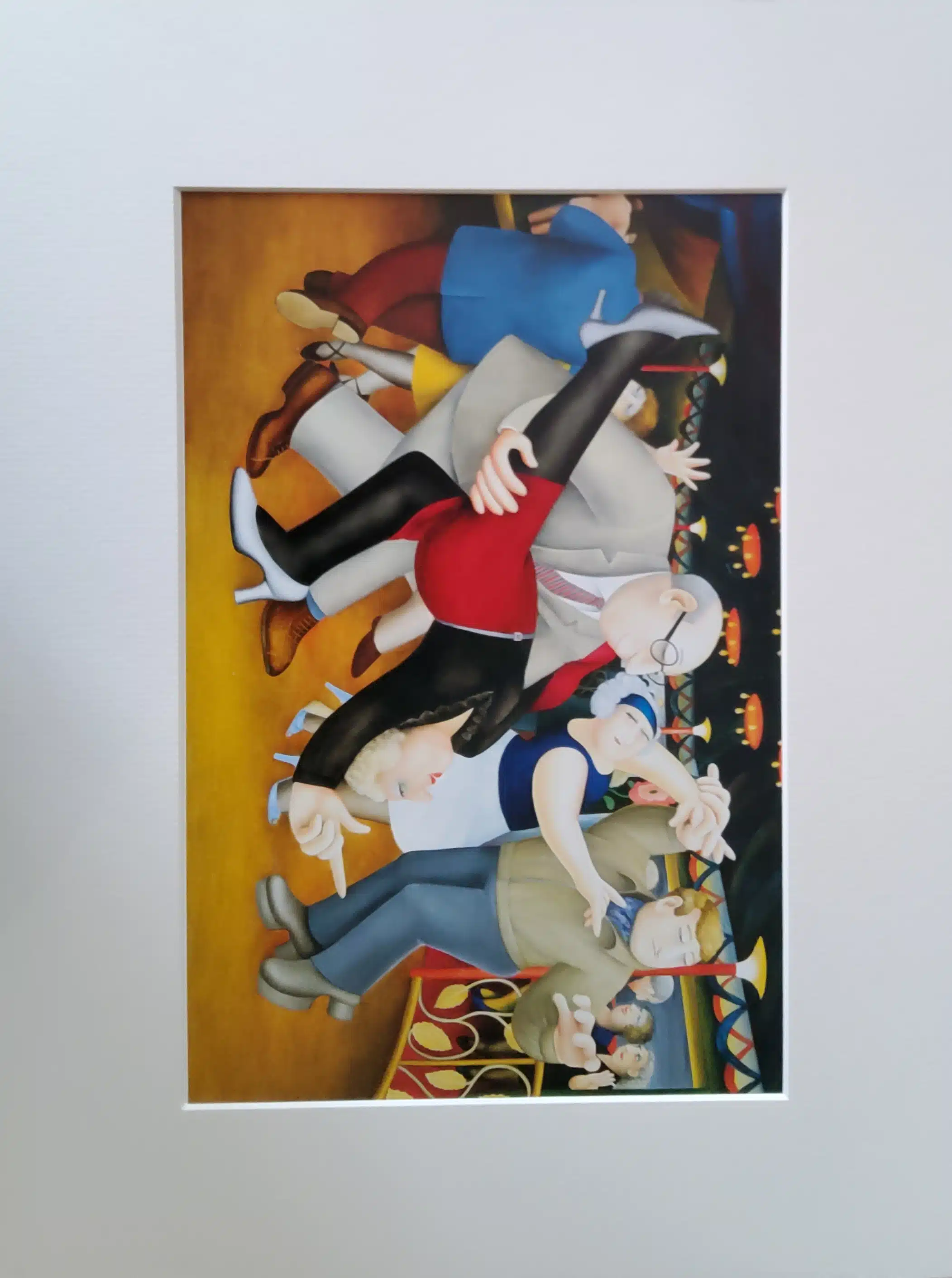 Tango Mounted Print