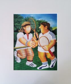 Tennis Mounted Print