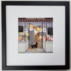 Beryl Cook "Masons of The Mall" Framed Print