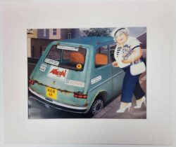 Rusty Car Mounted Print