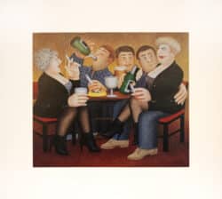 Bosom Pals Mounted Print