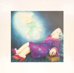 Dreaming Mounted Print