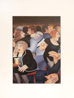 Friday Night Mounted Print