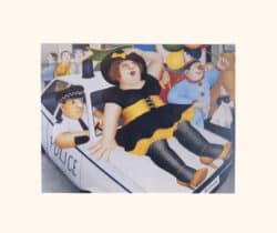Carnival in Plymouth Mounted Print