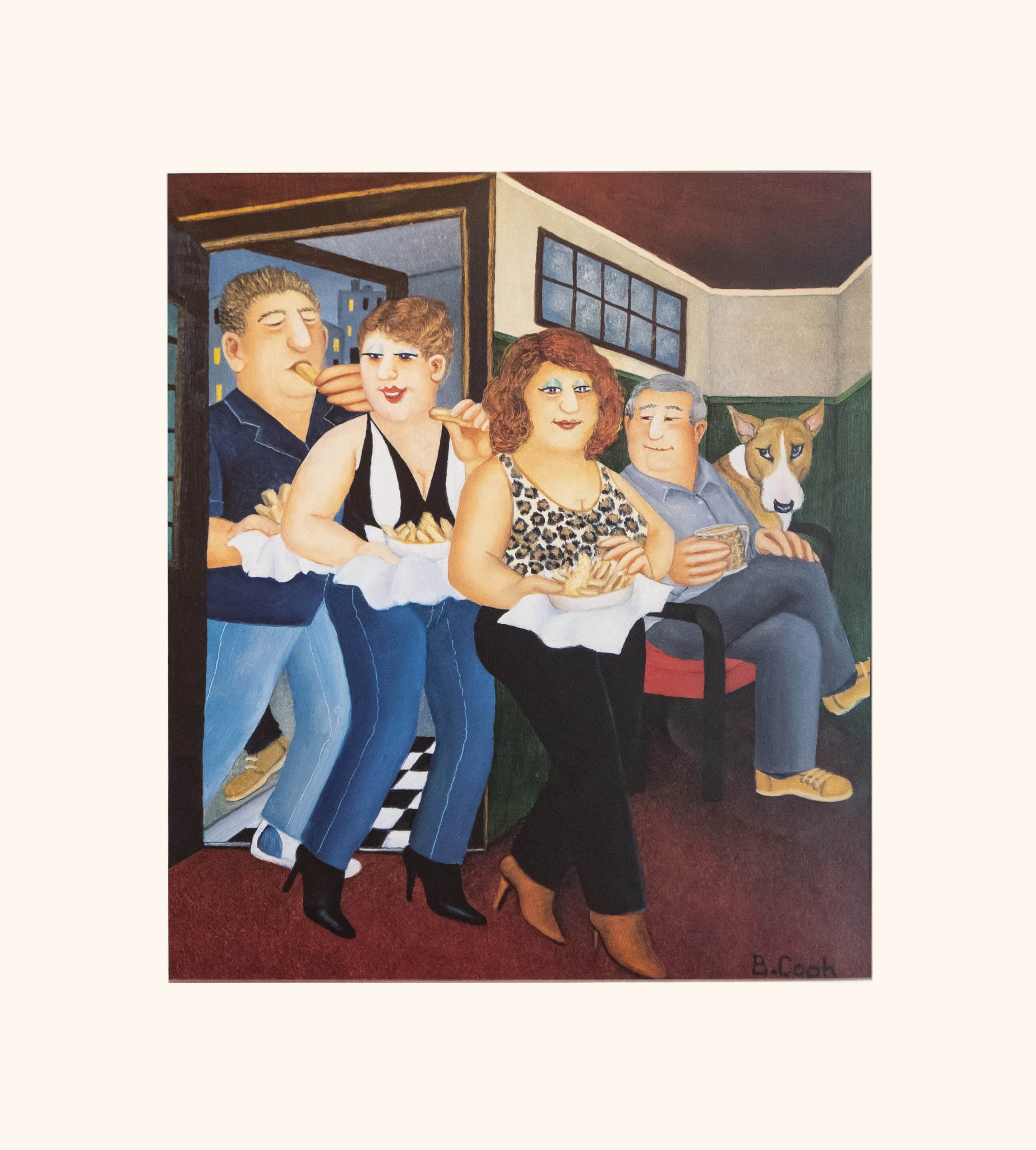 Conga Mounted Print