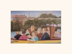 The Ferry Mounted Print