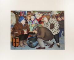 Bermondsey Market Mounted Print