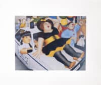 Carnival in Plymouth Mounted Print