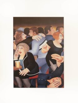 Friday Night Mounted Print