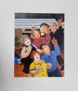 Beryl Cook "Lambeth Walk 2" mounted print