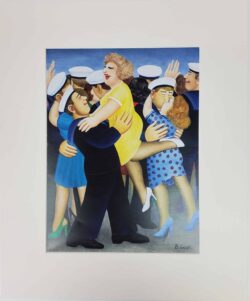 Sailors and Sweethearts Mounted Print