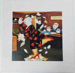 Senior Banking Mounted Print