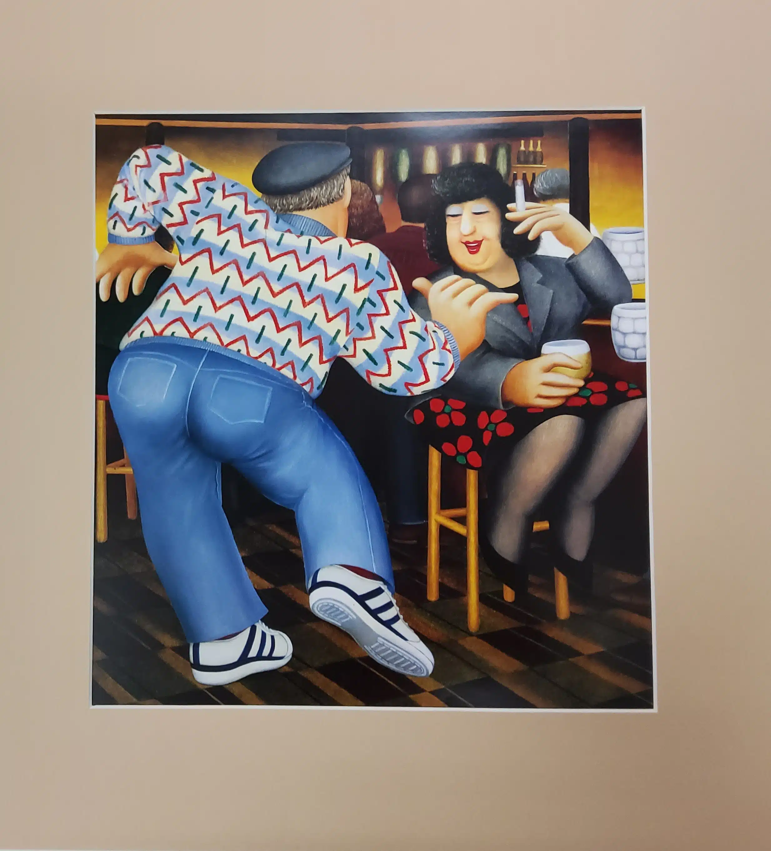 The Dancer Mounted Print