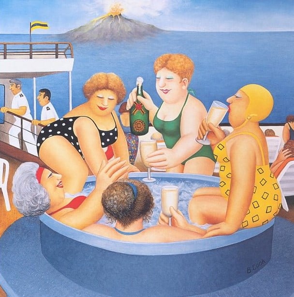 Beryl Cook Cruising Gift Card Design