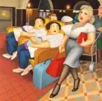 Beryl Cook "Twins" greeting card