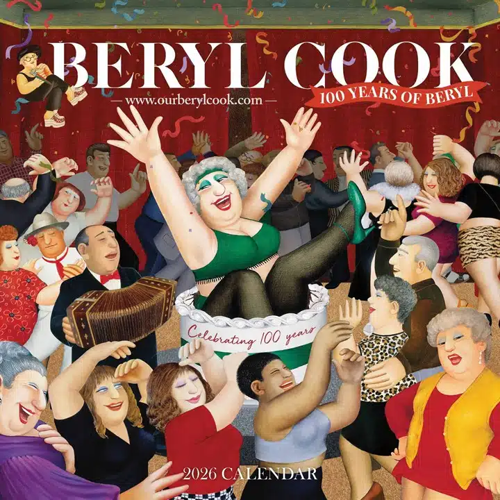 Beryl Cook 2026 calendar front cover