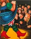 Beryl Cook "Panto Dame" greeting card