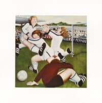 Footballers Plymouth Argyle  Mounted Print
