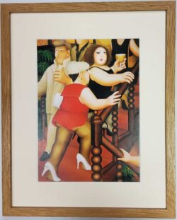 Beryl Cook Staircase framed print