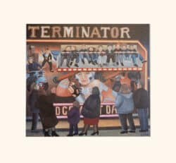 Terminator Mounted Print