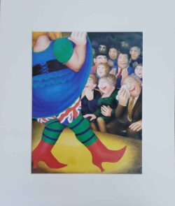 Beryl Cook Panto Dame mounted print