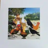 St. Francis and the Birds mounted print