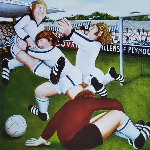 Beryl Cook "Plymouth Argyle" greeting card