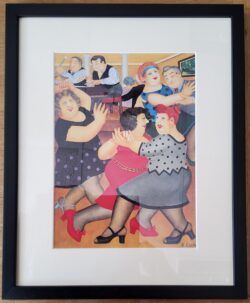 Beryl Cook "Party Time" framed print