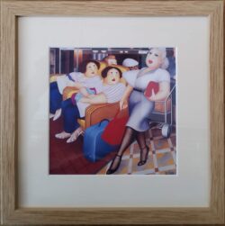 Beryl Cook "Twins" framed print