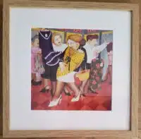 Beryl Cook "Ladies Dress Shop" Framed Print