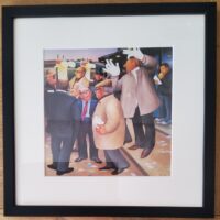 Beryl Cook "Tic Tac Man" Framed Print