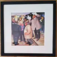 Beryl Cook "Tic Tac Man" Framed Print