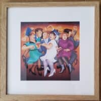 Beryl Cook "Wedding Dance" Framed Print