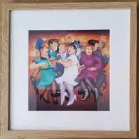 Beryl Cook "Wedding Dance" Framed Print