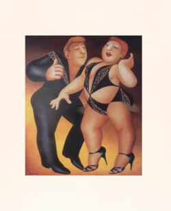 Cha Cha Cha Mounted Print