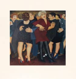 Dancing the Black Bottom Mounted Print