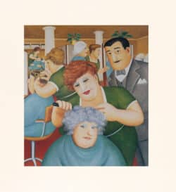 Hair Salon Mounted Print