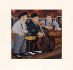 Jazz Trio Mounted Print