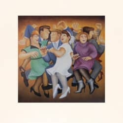 Wedding Dance Mounted Print