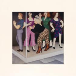 Window Dresser Mounted Print