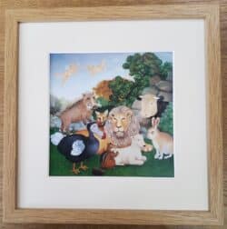 Beryl Cook "Peaceable Kingdom" Framed Print