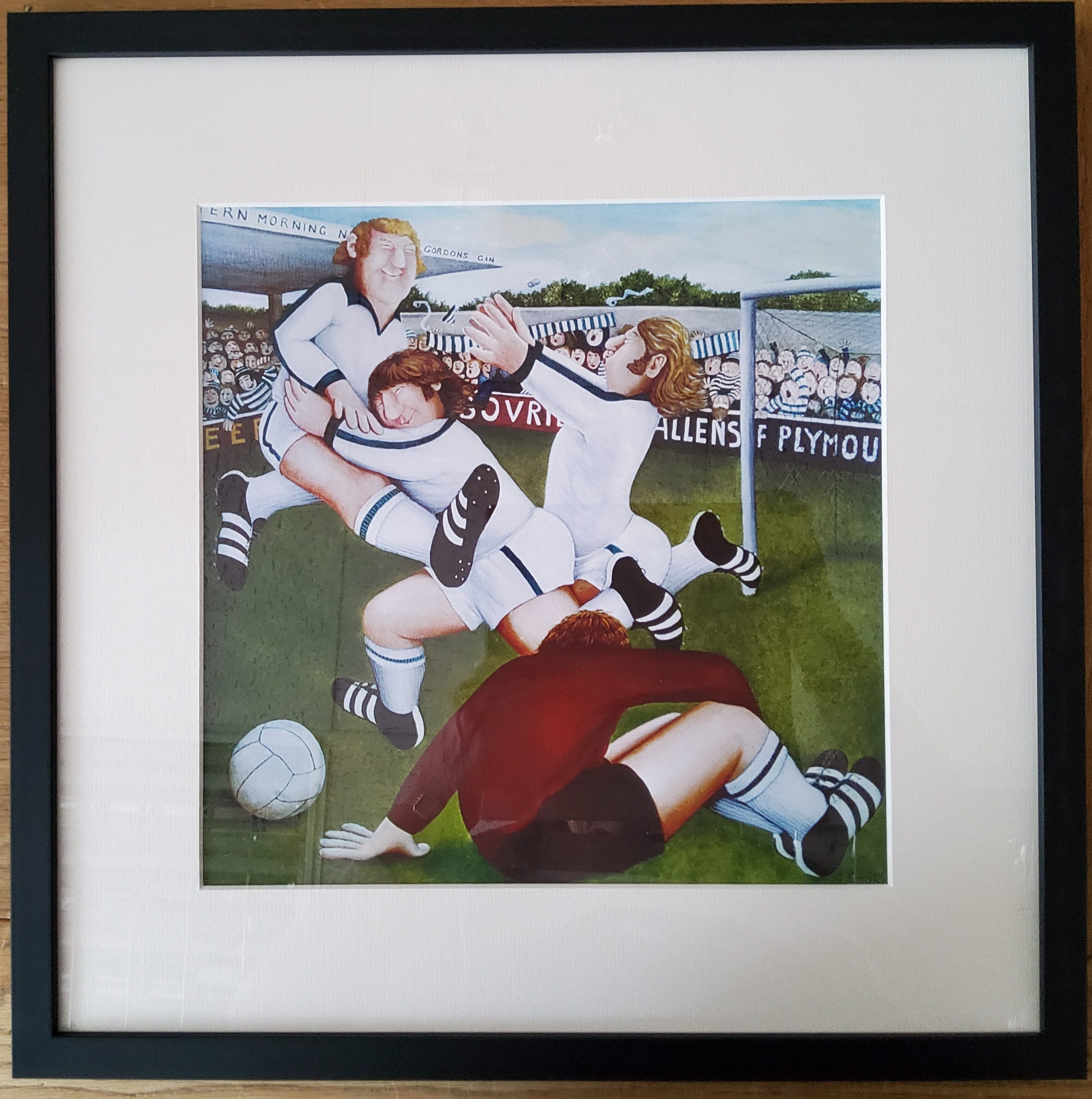 Beryl Cook "Plymouth Argyle" Framed Print