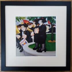 Beryl Cook "Salvation Army" Framed Print