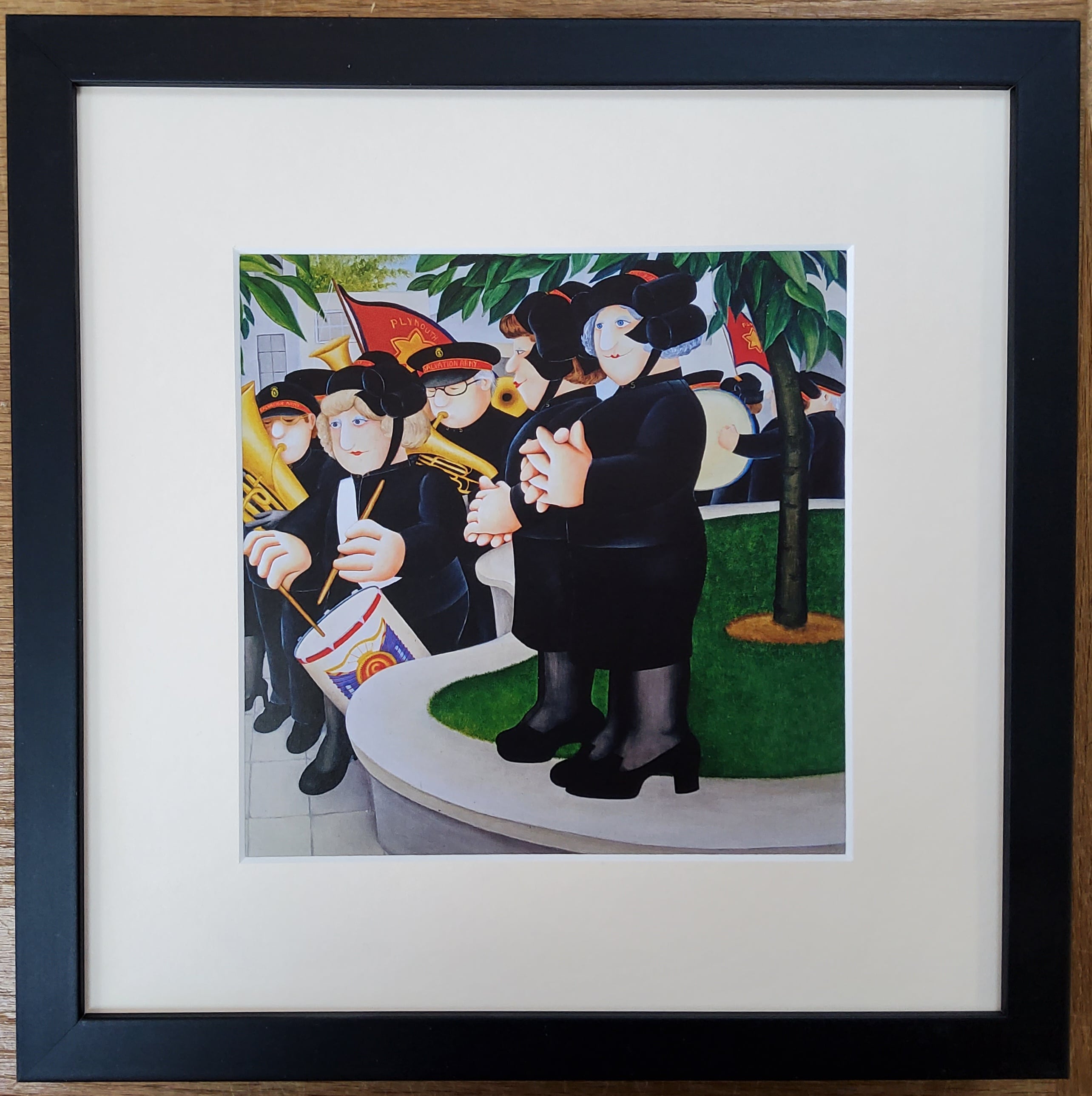 Beryl Cook "Salvation Army" Framed Print